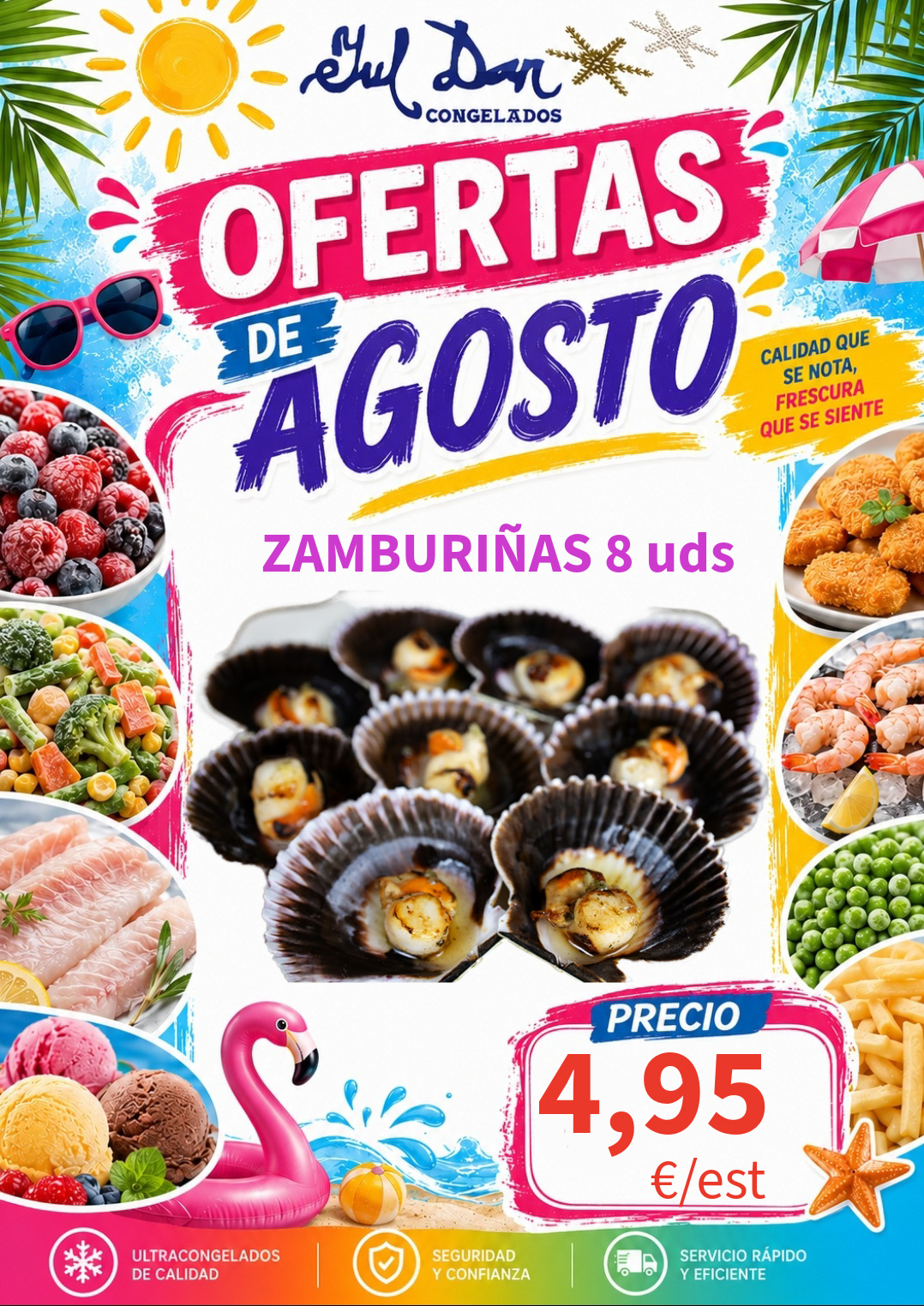 Zamburiñas 8 uds