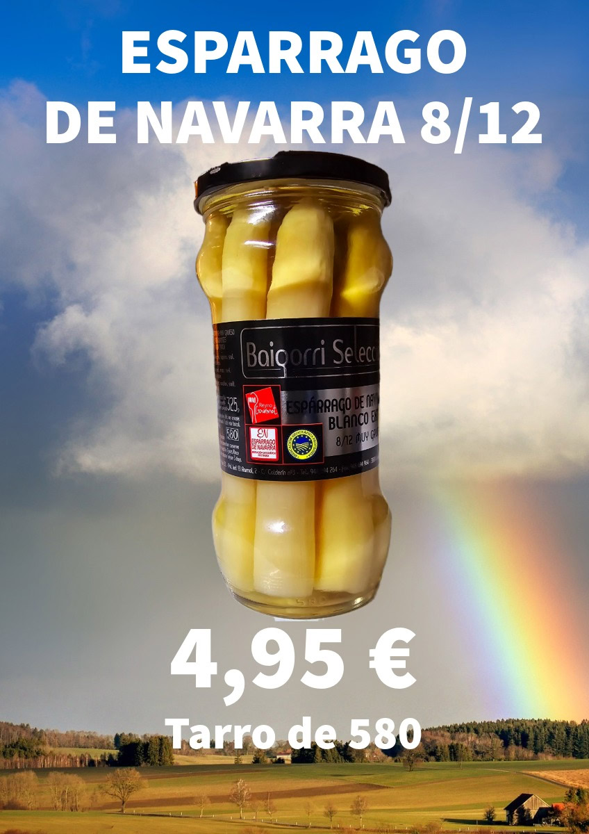 Esparrago navarro tarro