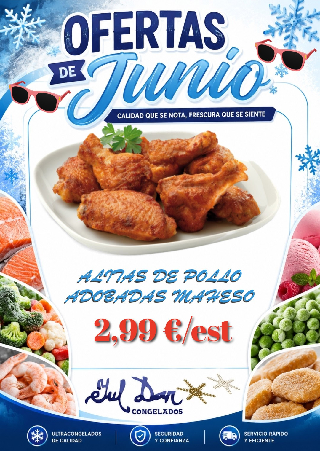 Alitas pollo maheso