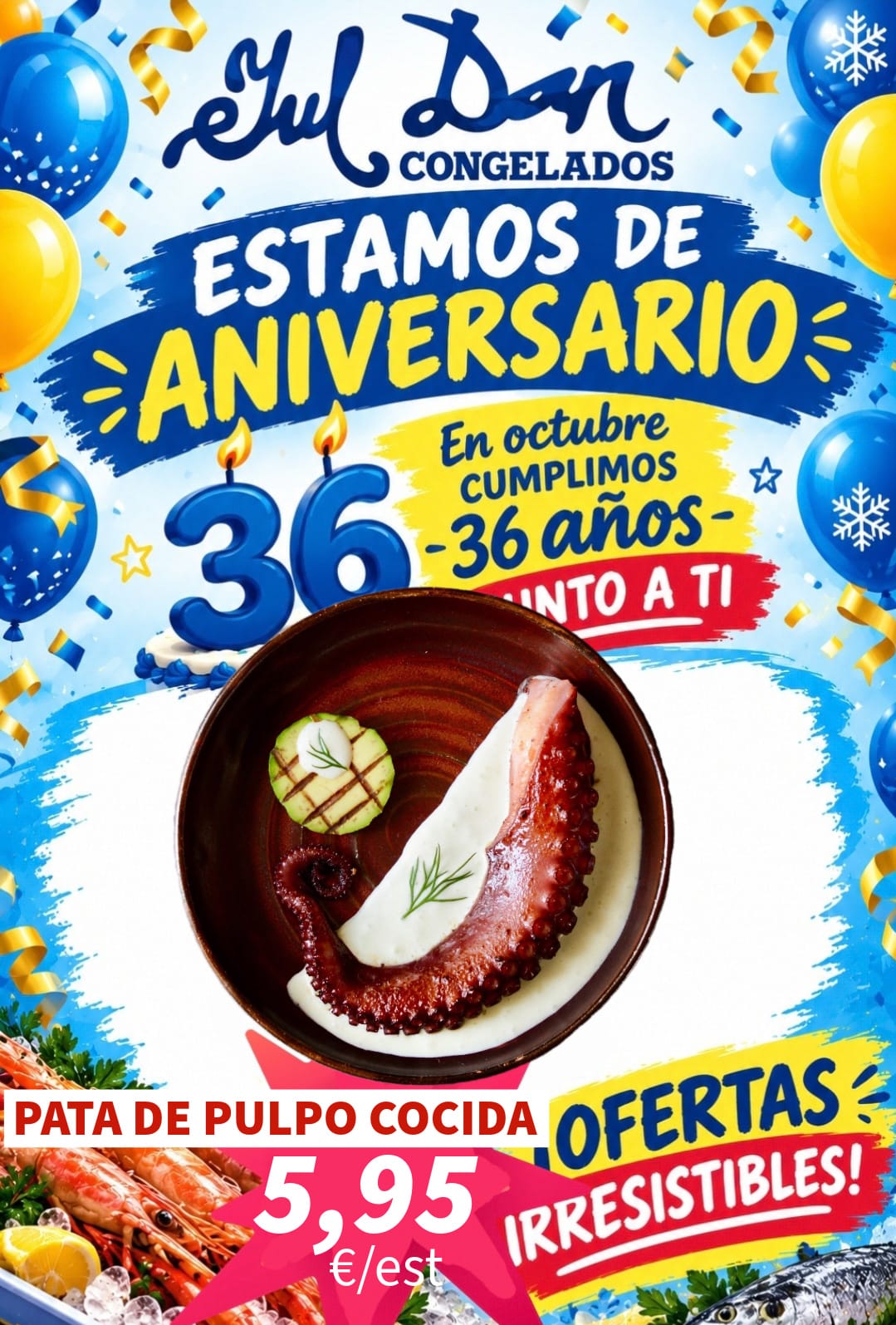 PULPO COCIDO 1 PATA