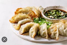 Gyozas de cerdo con verdura